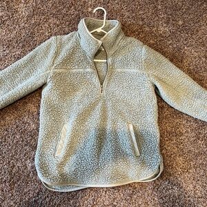 Abercrombie & Fitch Seafoam Green Sherpa